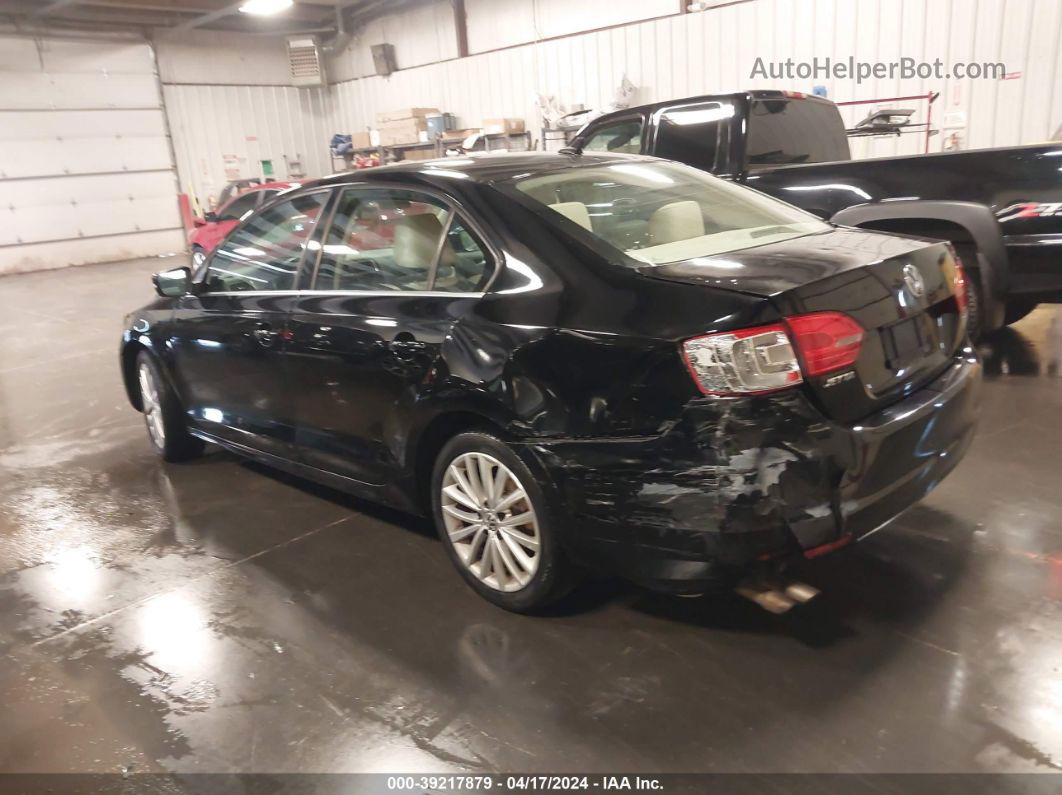 2013 Volkswagen Jetta 2.5l Sel Black vin: 3VWLP7AJ9DM394932