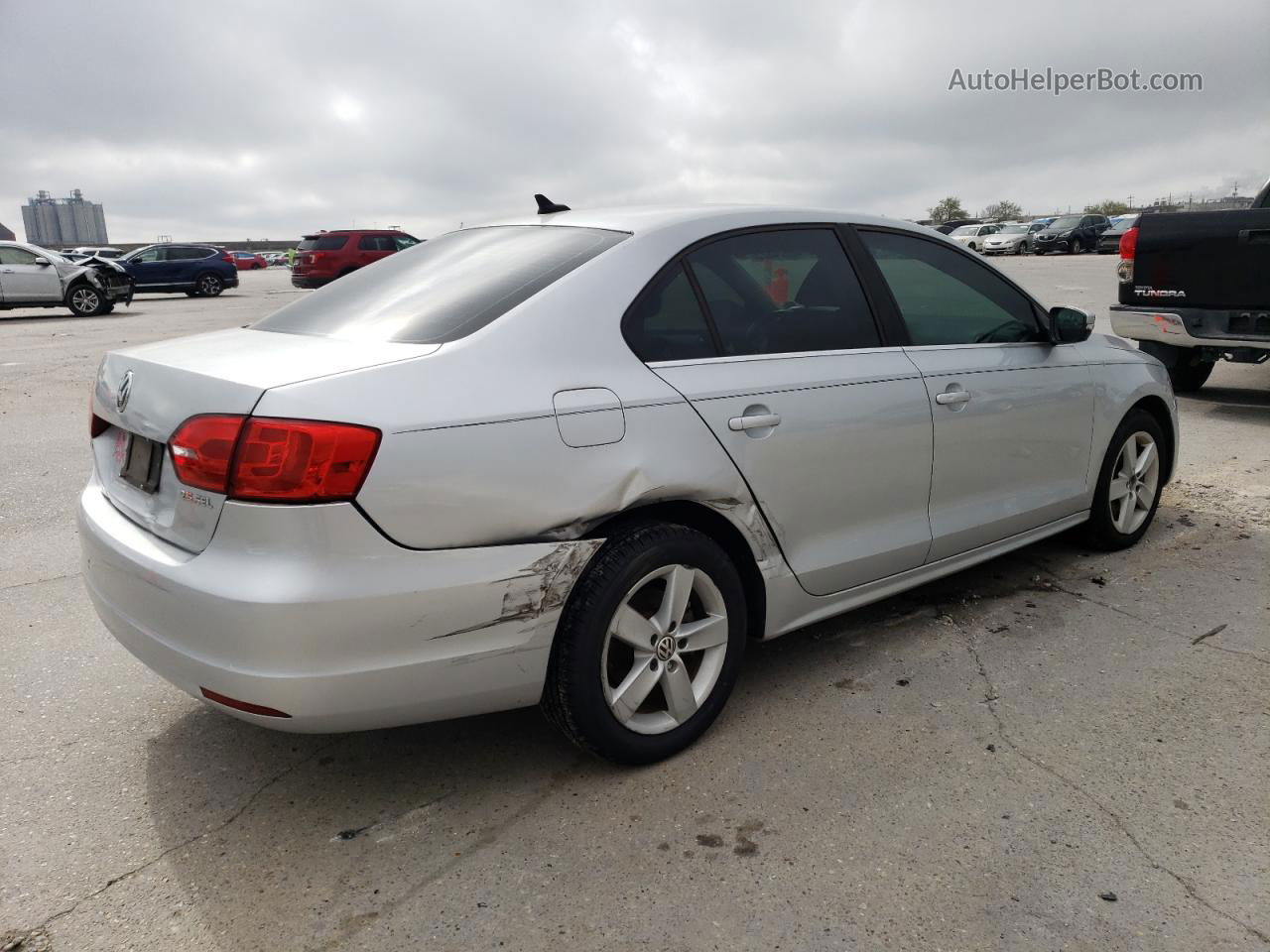 2011 Volkswagen Jetta Sel Silver vin: 3VWLX7AJ1BM364109