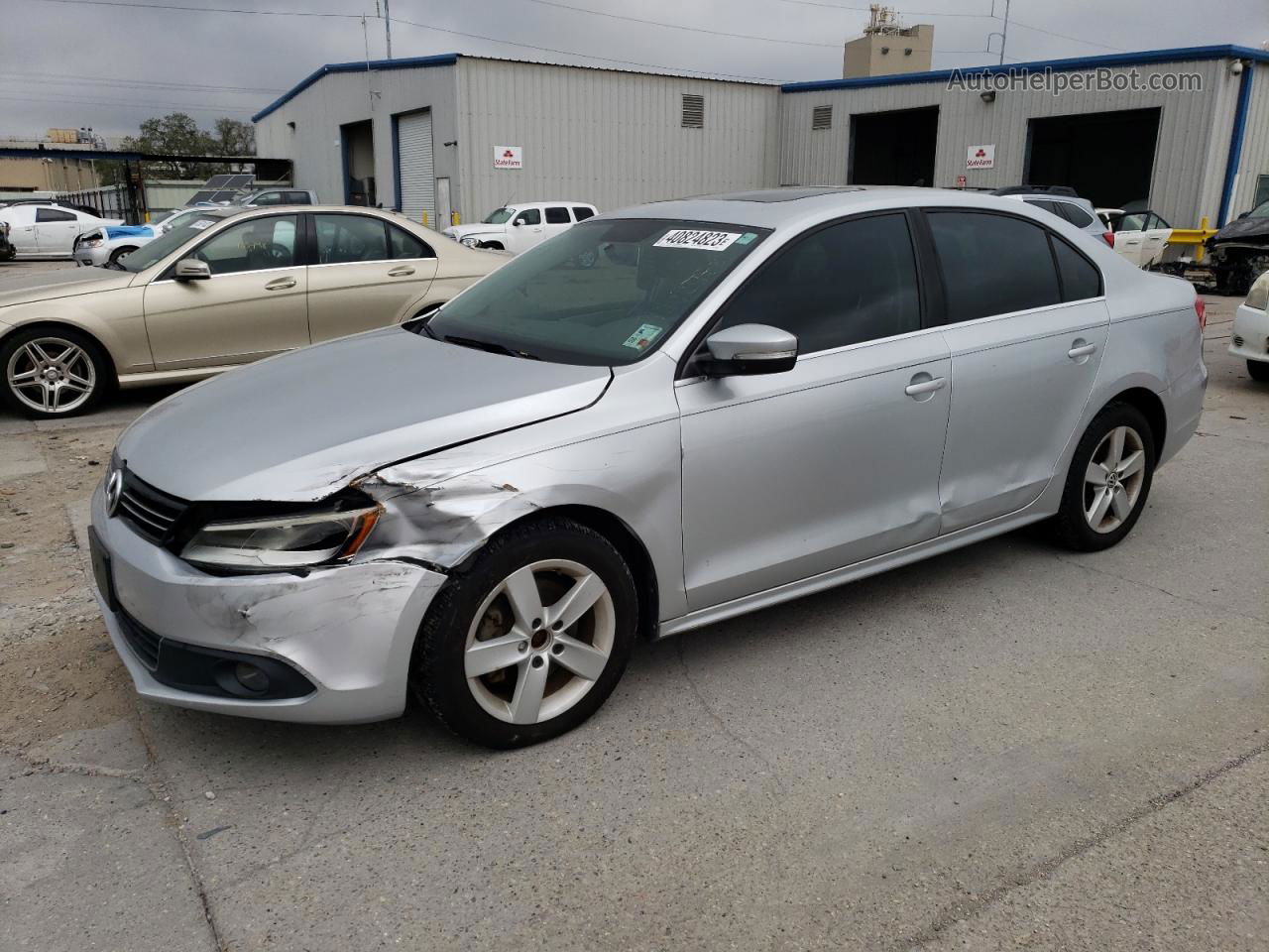 2011 Volkswagen Jetta Sel Silver vin: 3VWLX7AJ1BM364109