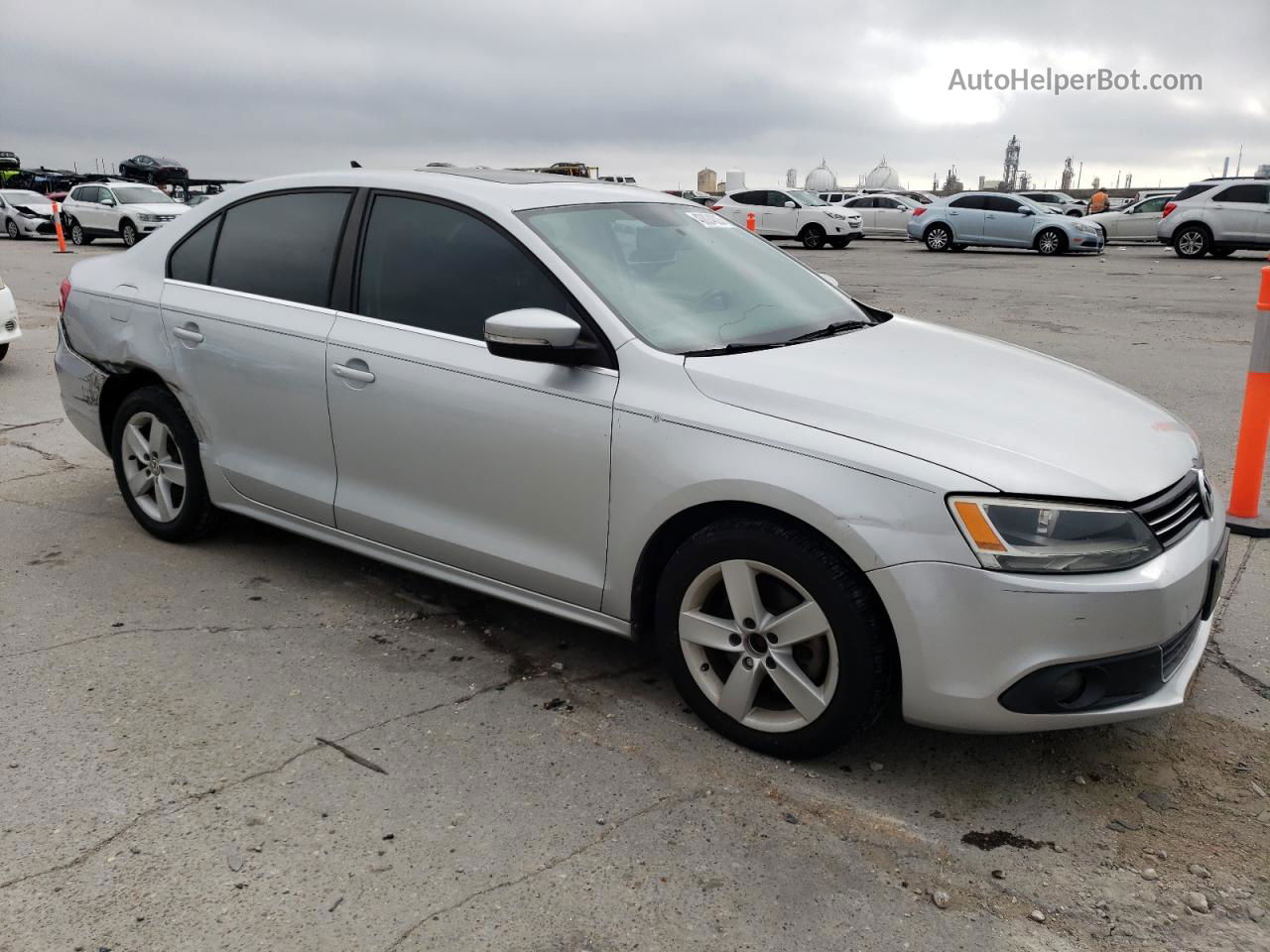 2011 Volkswagen Jetta Sel Silver vin: 3VWLX7AJ1BM364109