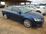 2012 Volkswagen Jetta Sel Синий vin: 3VWLX7AJ1CM304476