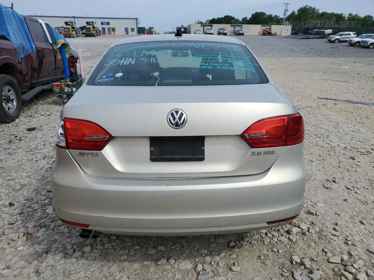 2011 Volkswagen Jetta Sel Beige vin: 3VWLX7AJ2BM012592