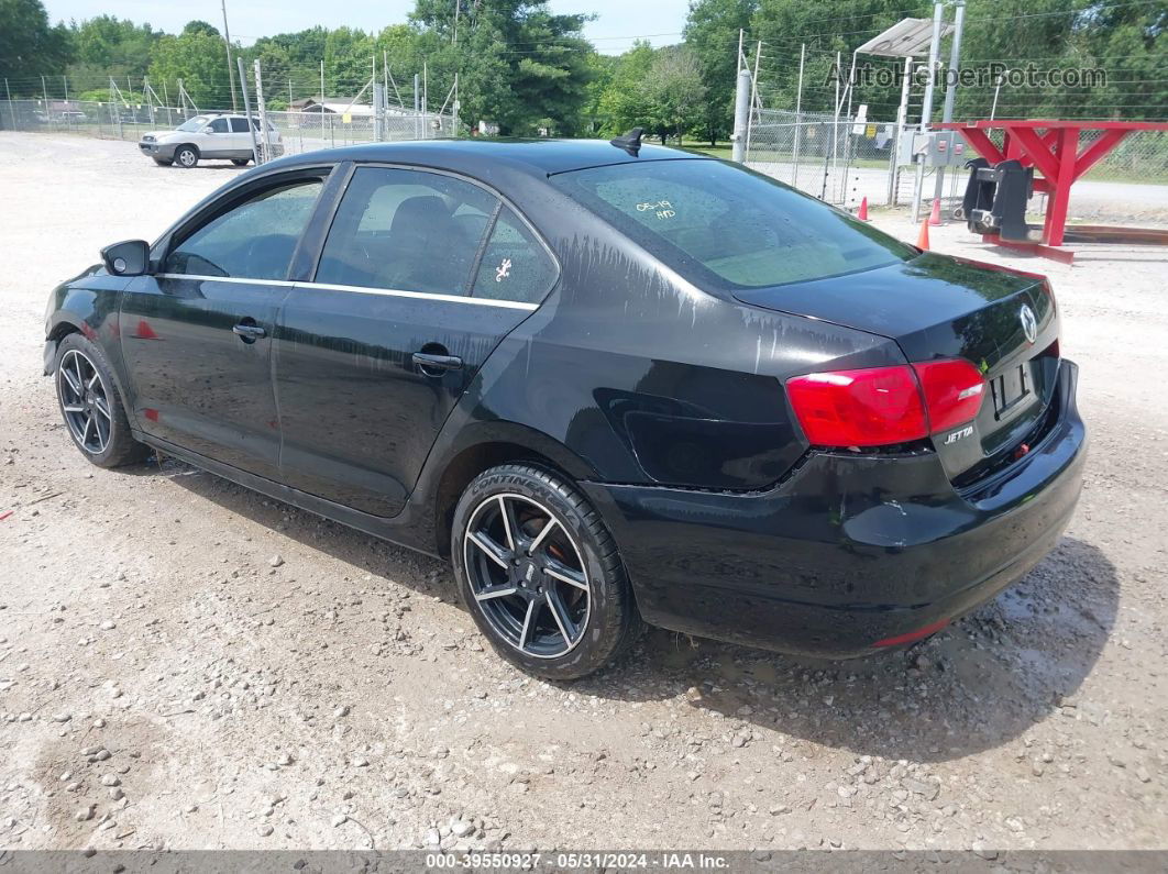 2011 Volkswagen Jetta 2.5l Sel Черный vin: 3VWLX7AJ2BM325982