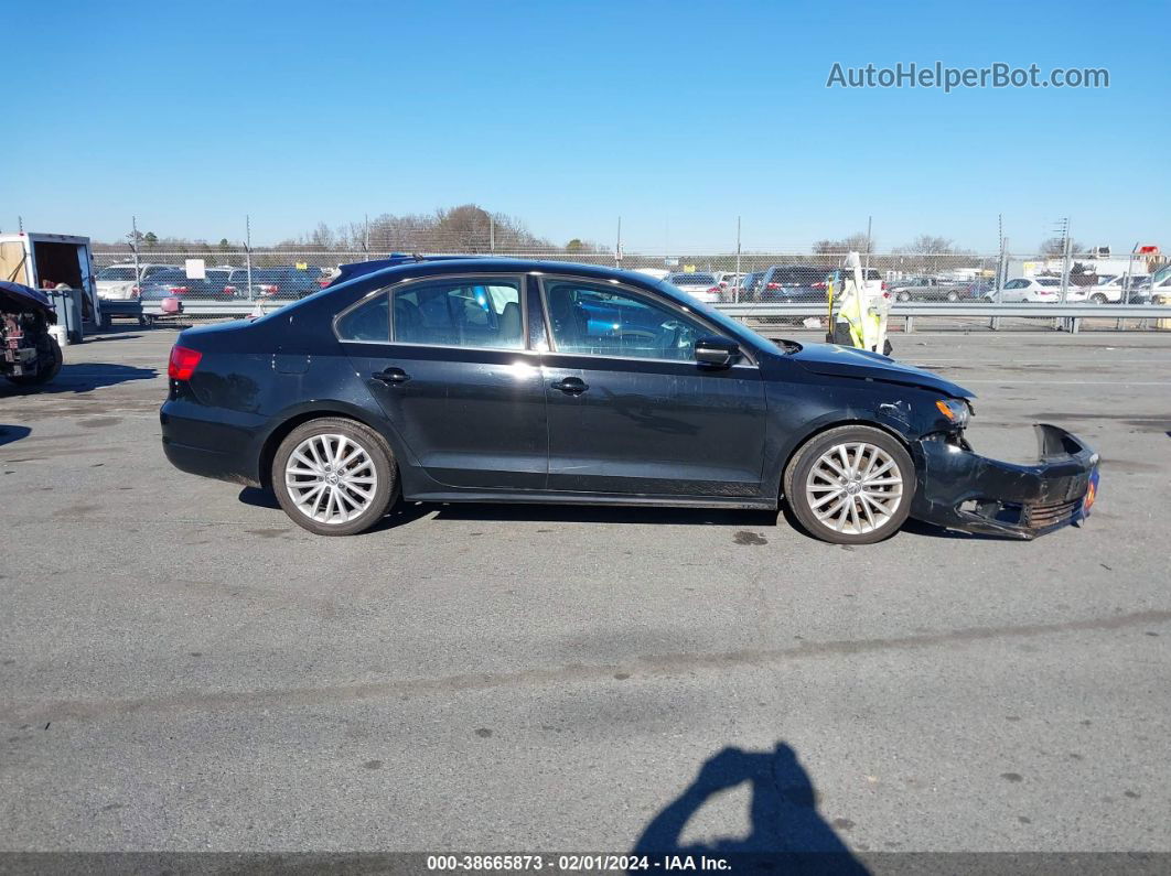 2011 Volkswagen Jetta 2.5l Sel Черный vin: 3VWLX7AJ2BM336724