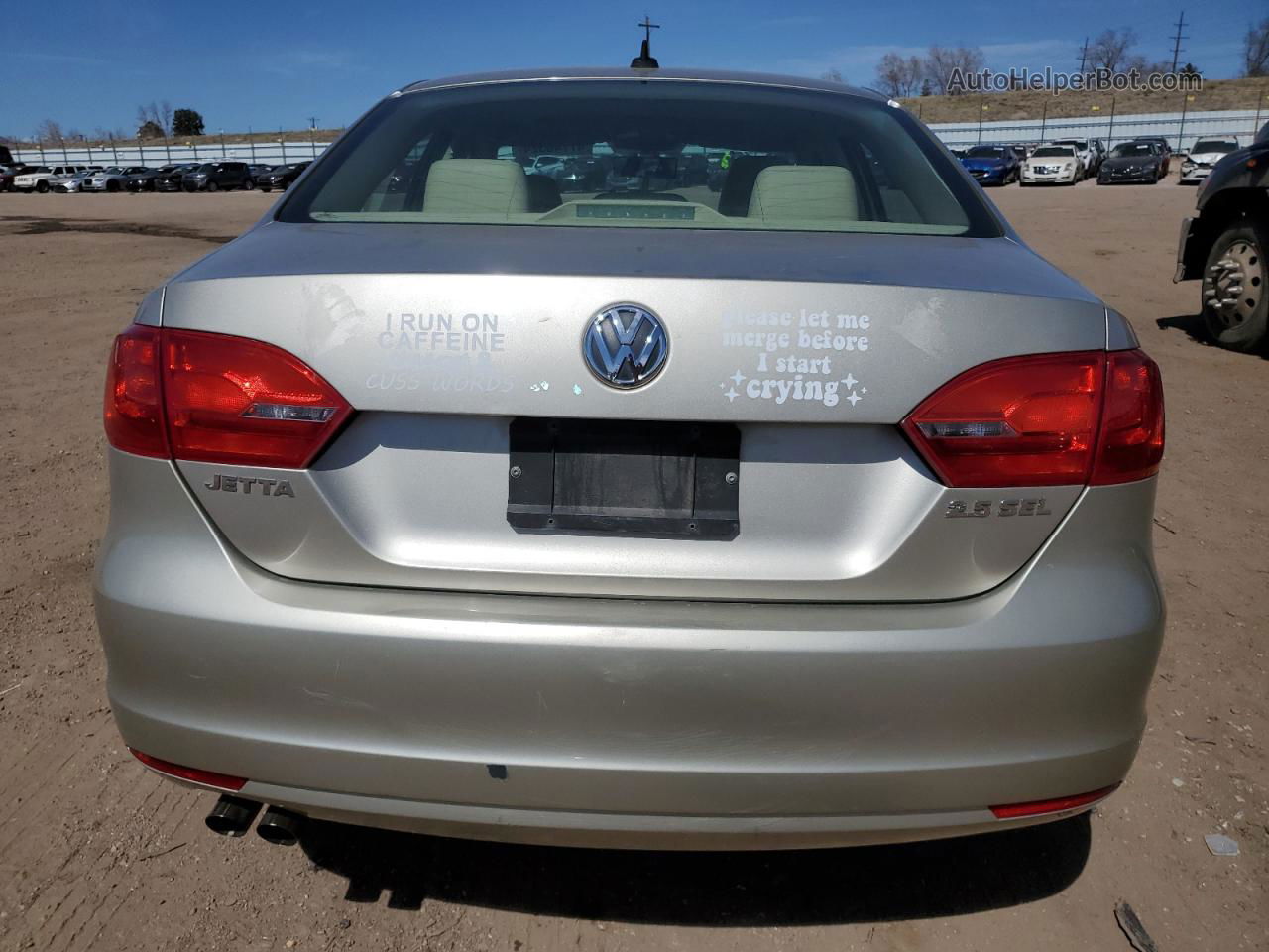 2013 Volkswagen Jetta Sel Gold vin: 3VWLX7AJ2DM237193