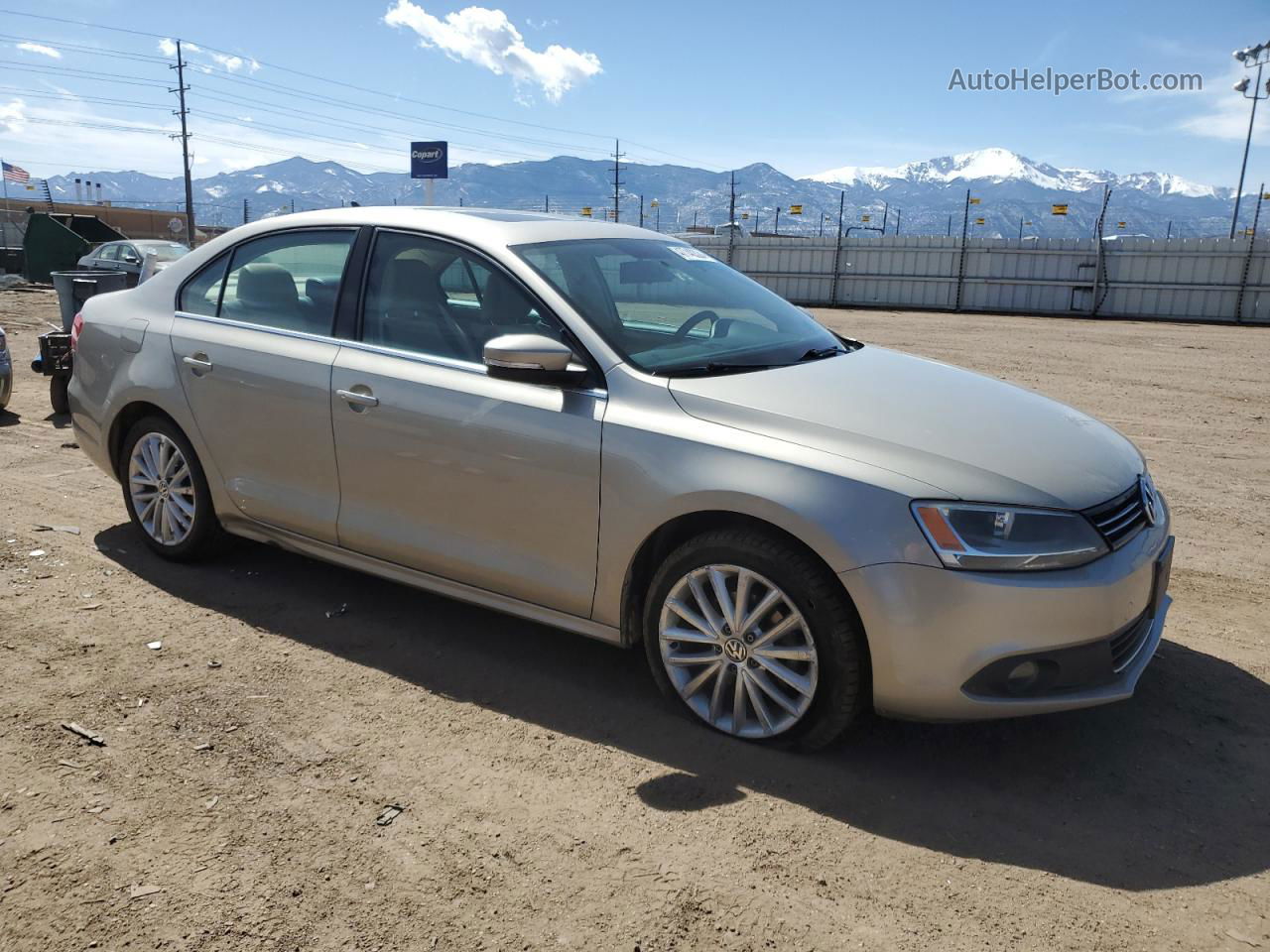 2013 Volkswagen Jetta Sel Gold vin: 3VWLX7AJ2DM237193