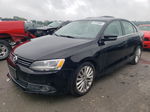 2013 Volkswagen Jetta Sel Black vin: 3VWLX7AJ2DM388714