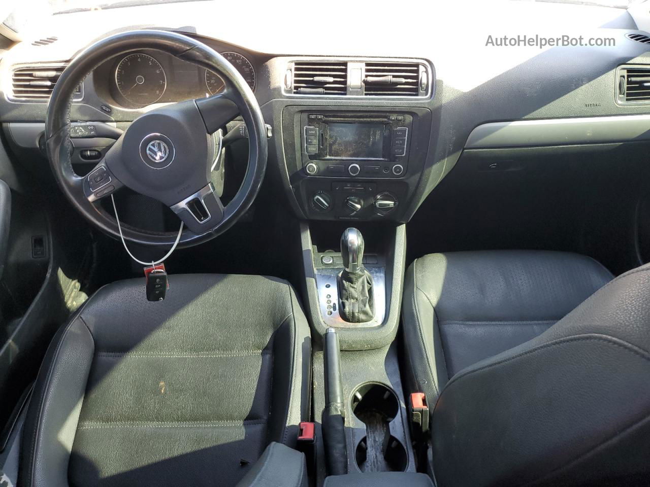 2012 Volkswagen Jetta Sel Черный vin: 3VWLX7AJ3CM361553