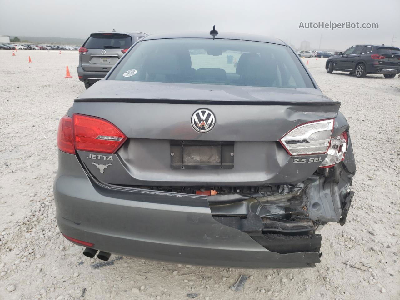 2012 Volkswagen Jetta Sel Gray vin: 3VWLX7AJ3CM388252