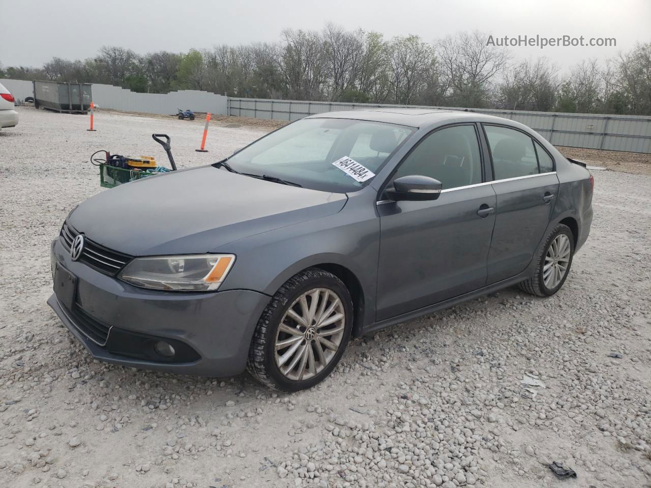 2012 Volkswagen Jetta Sel Серый vin: 3VWLX7AJ3CM388252