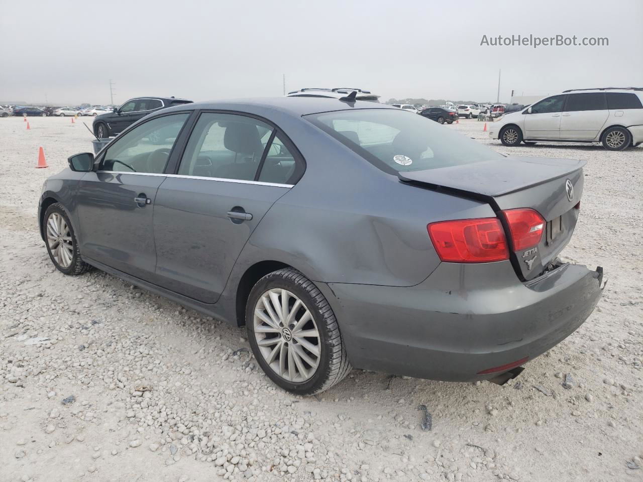 2012 Volkswagen Jetta Sel Gray vin: 3VWLX7AJ3CM388252