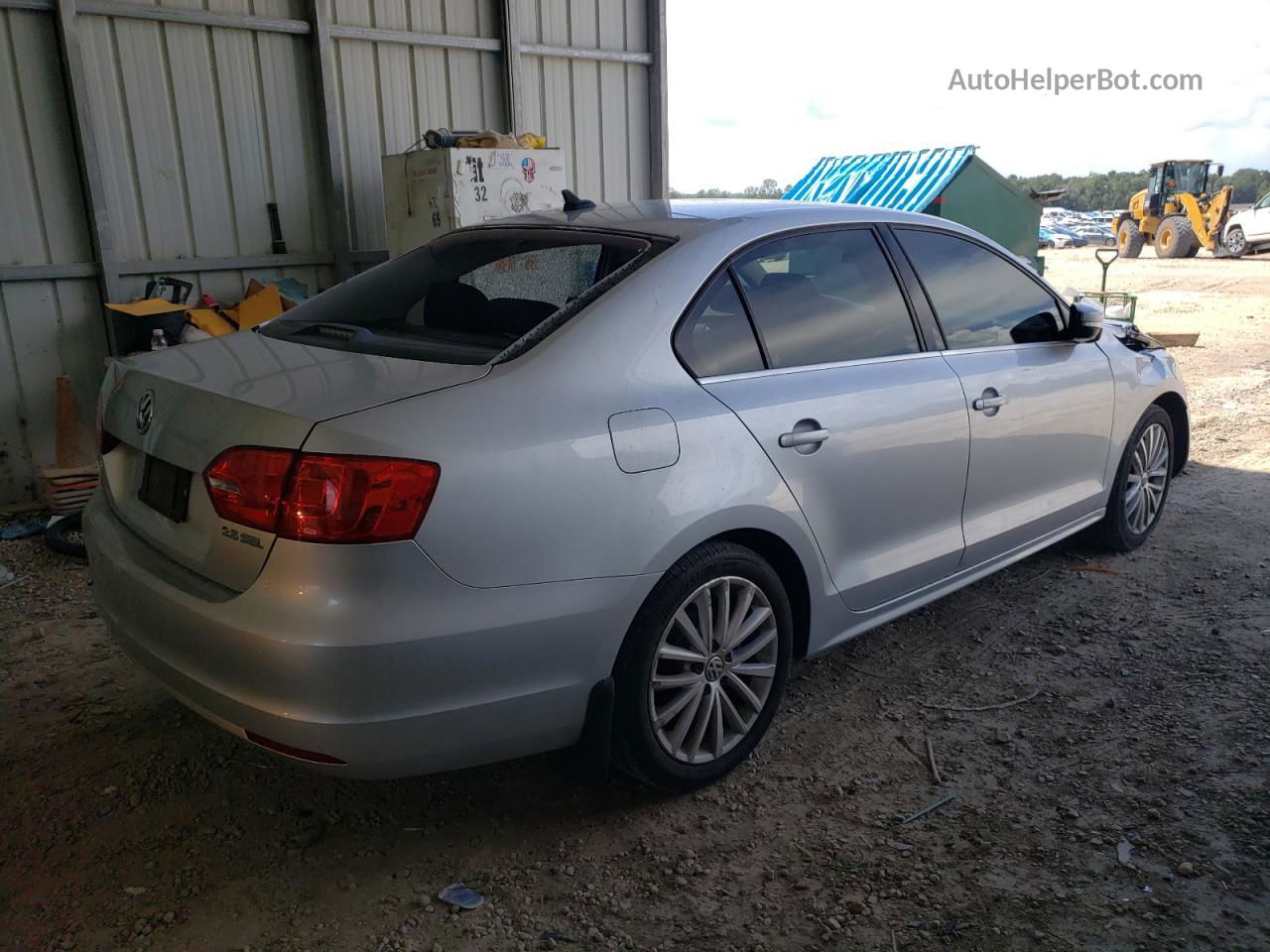 2012 Volkswagen Jetta Sel Silver vin: 3VWLX7AJ3CM452855