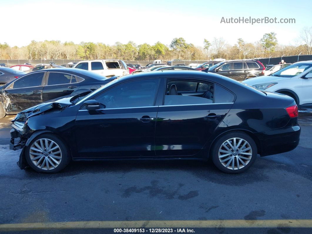 2012 Volkswagen Jetta 2.5l Sel Black vin: 3VWLX7AJ4CM324642