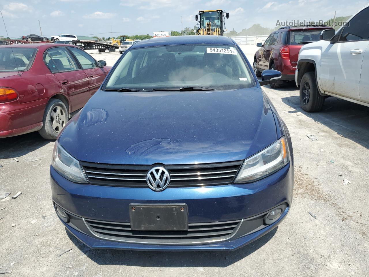 2011 Volkswagen Jetta Sel Blue vin: 3VWLX7AJ5BM330657