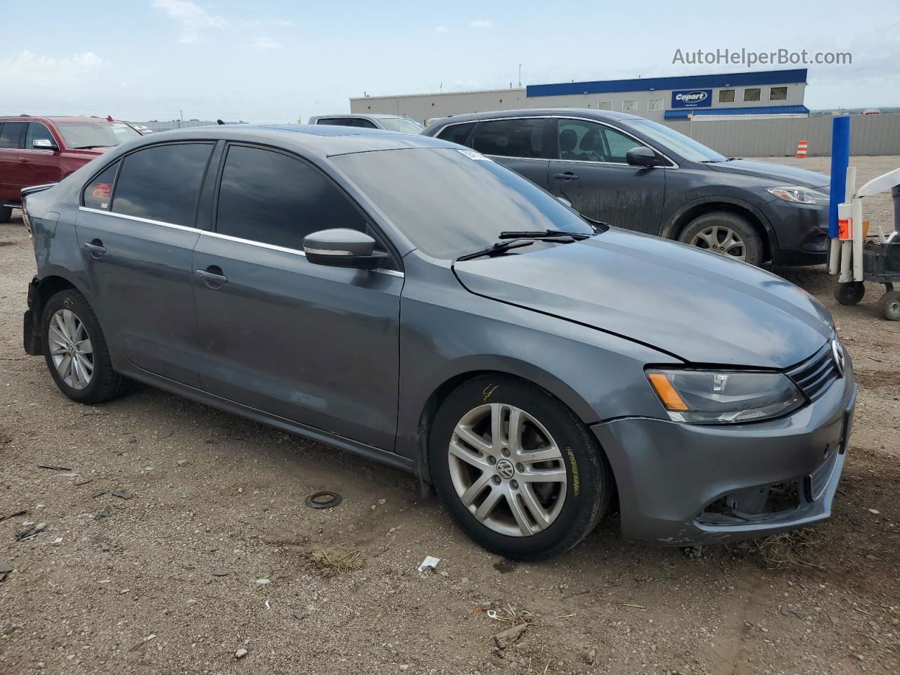 2011 Volkswagen Jetta Sel Gray vin: 3VWLX7AJ5BM390342