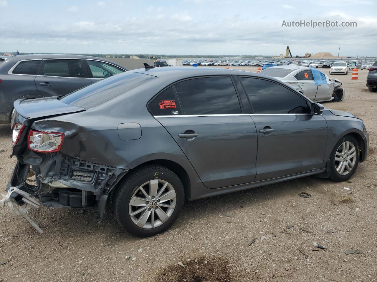 2011 Volkswagen Jetta Sel Gray vin: 3VWLX7AJ5BM390342