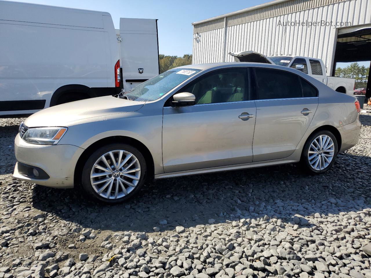 2013 Volkswagen Jetta Sel Gold vin: 3VWLX7AJ7DM274675