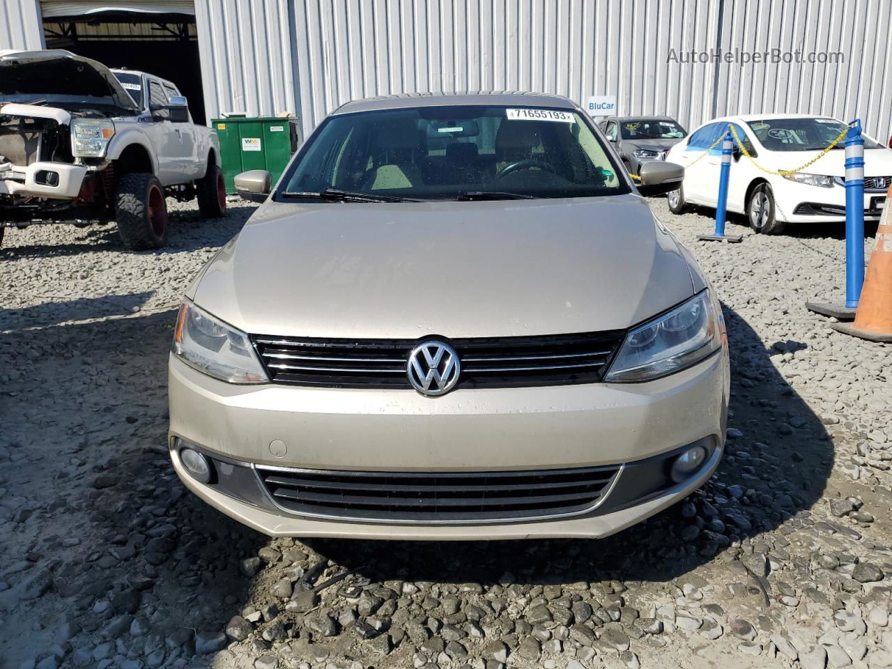 2013 Volkswagen Jetta Sel Gold vin: 3VWLX7AJ7DM274675