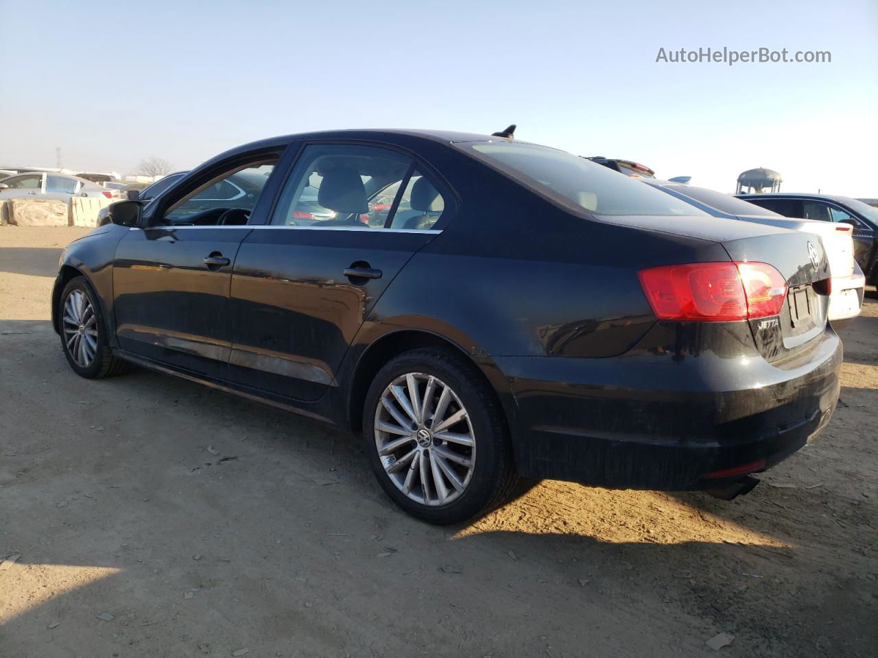 2011 Volkswagen Jetta Sel Black vin: 3VWLX7AJ8BM352765