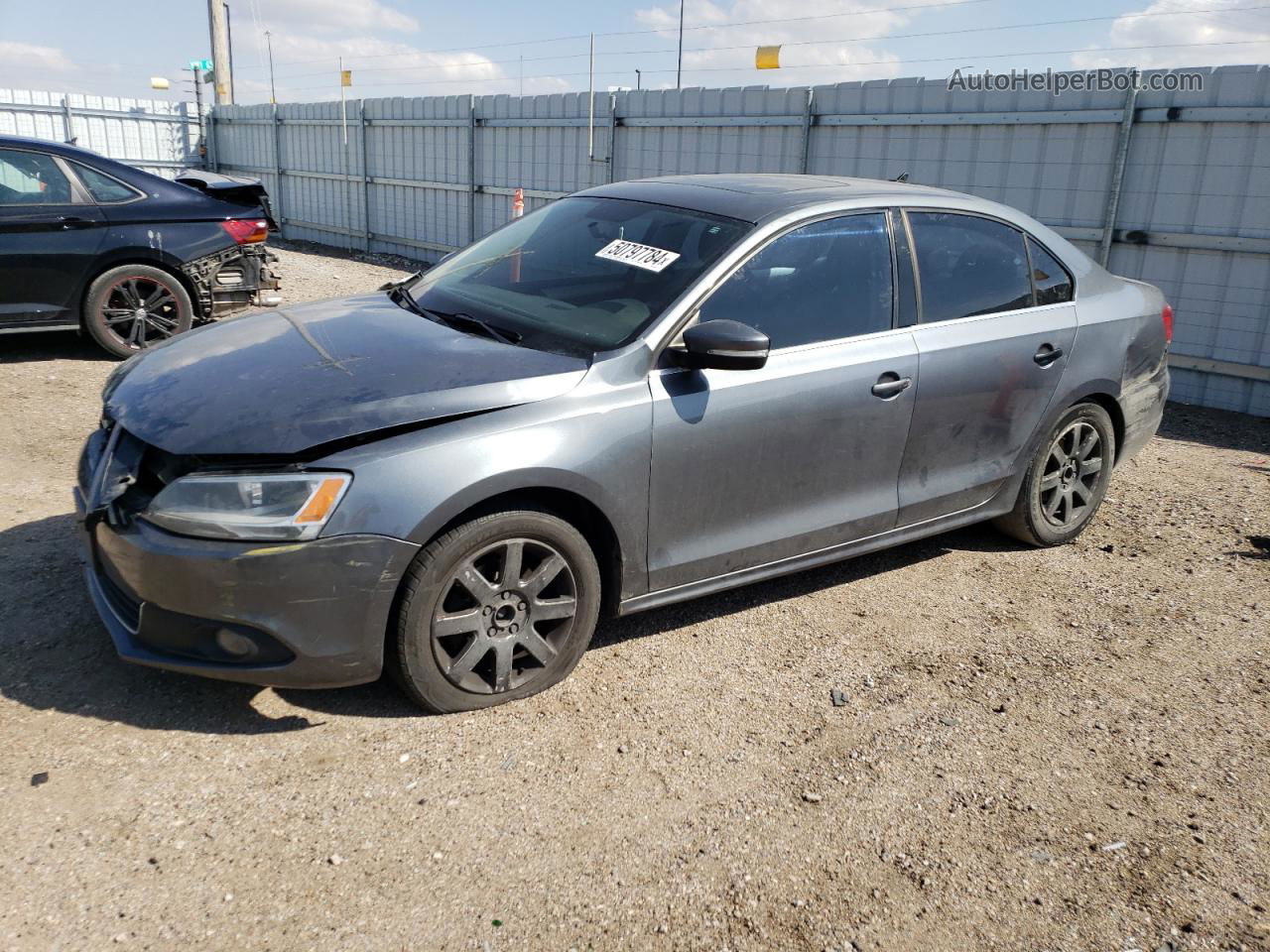 2011 Volkswagen Jetta Sel Gray vin: 3VWLX7AJ9BM326689