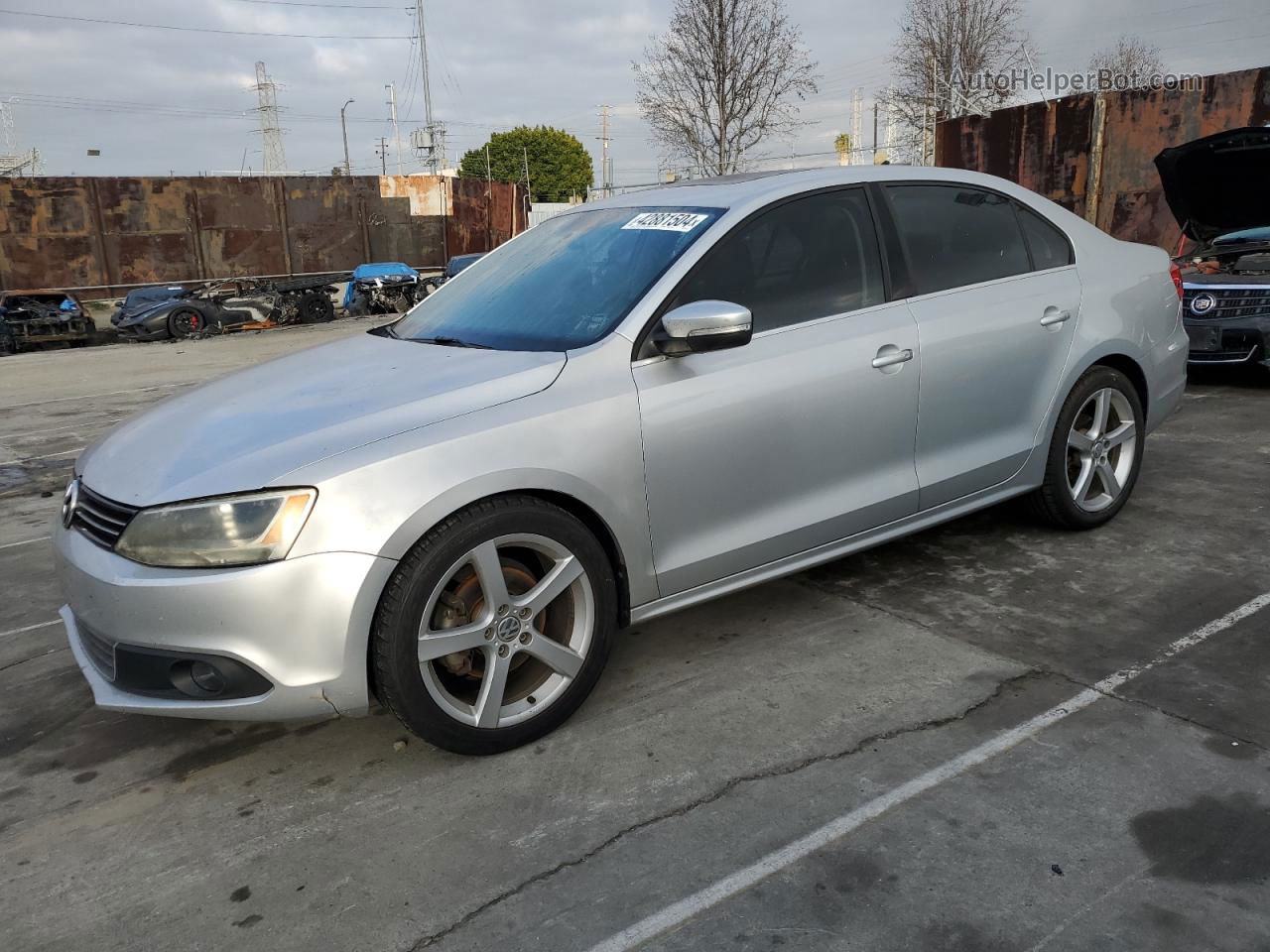 2011 Volkswagen Jetta Sel Silver vin: 3VWLX7AJ9BM361099