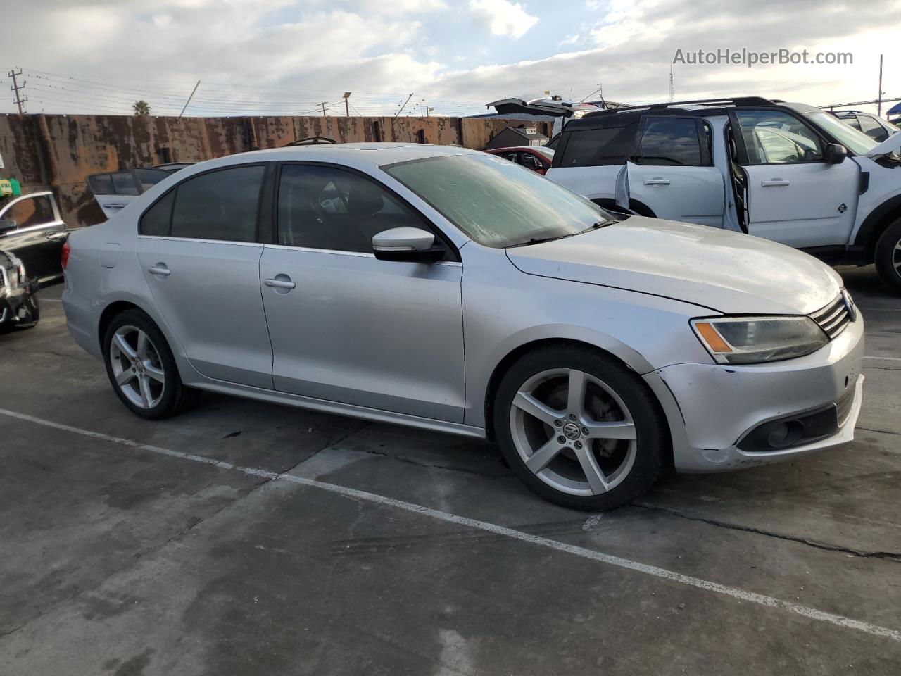 2011 Volkswagen Jetta Sel Серебряный vin: 3VWLX7AJ9BM361099