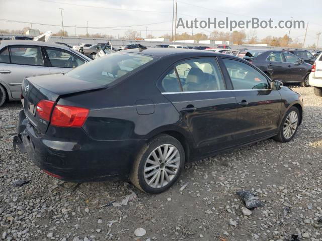 2012 Volkswagen Jetta Sel Black vin: 3VWLX7AJXCM328260