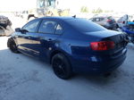 2011 Volkswagen Jetta Sel Blue vin: 3VWLZ7AJ0BM102379