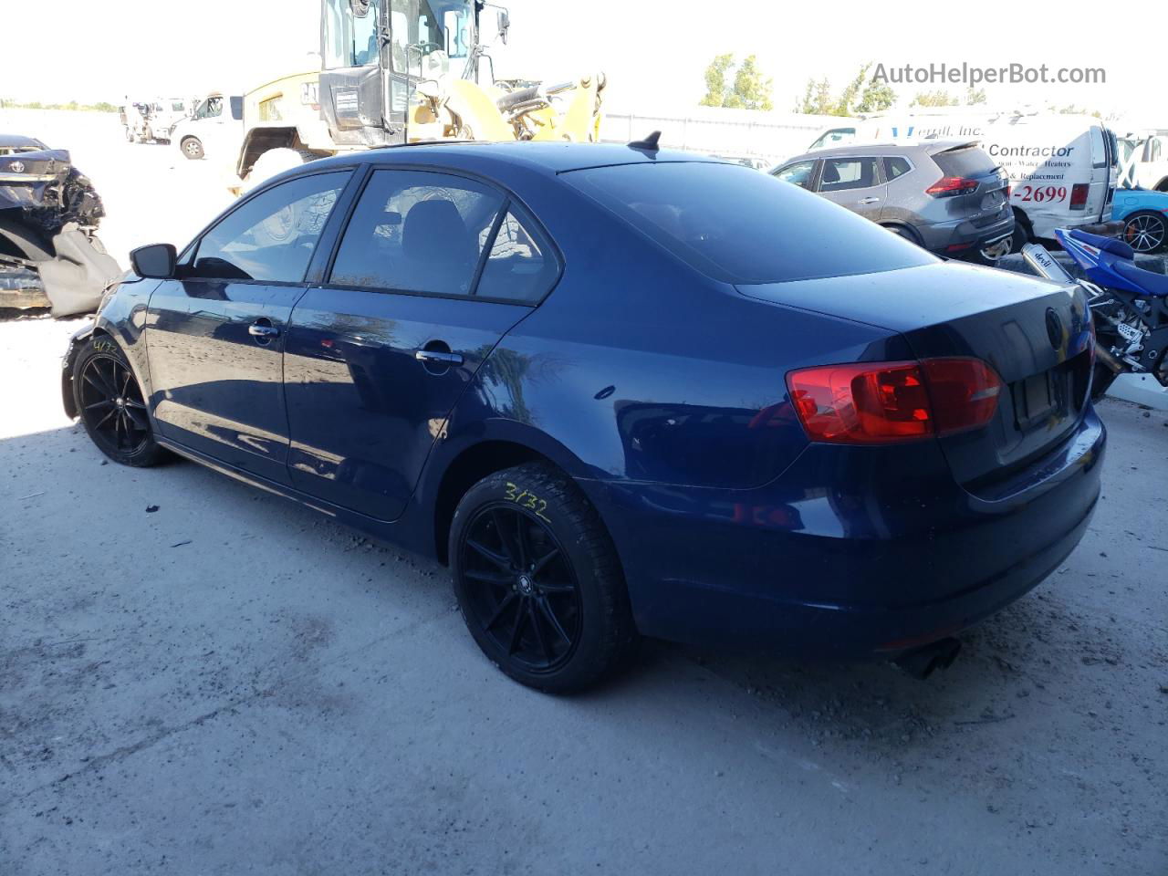 2011 Volkswagen Jetta Sel Blue vin: 3VWLZ7AJ0BM102379