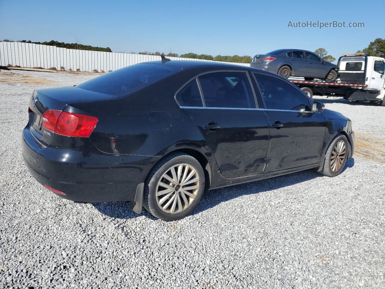 2011 Volkswagen Jetta Sel Black vin: 3VWLZ7AJ0BM105332