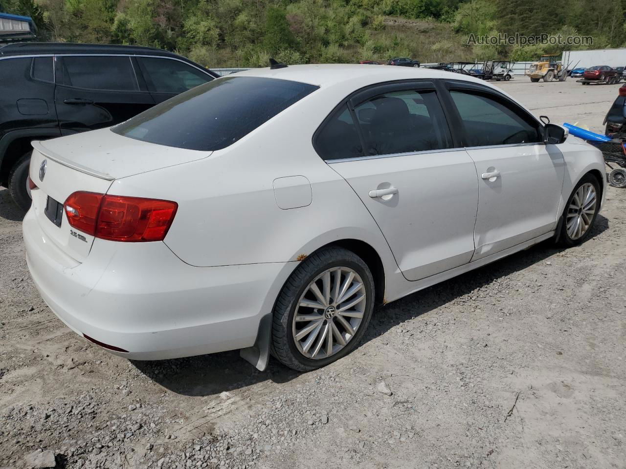 2011 Volkswagen Jetta Sel White vin: 3VWLZ7AJ0BM348347