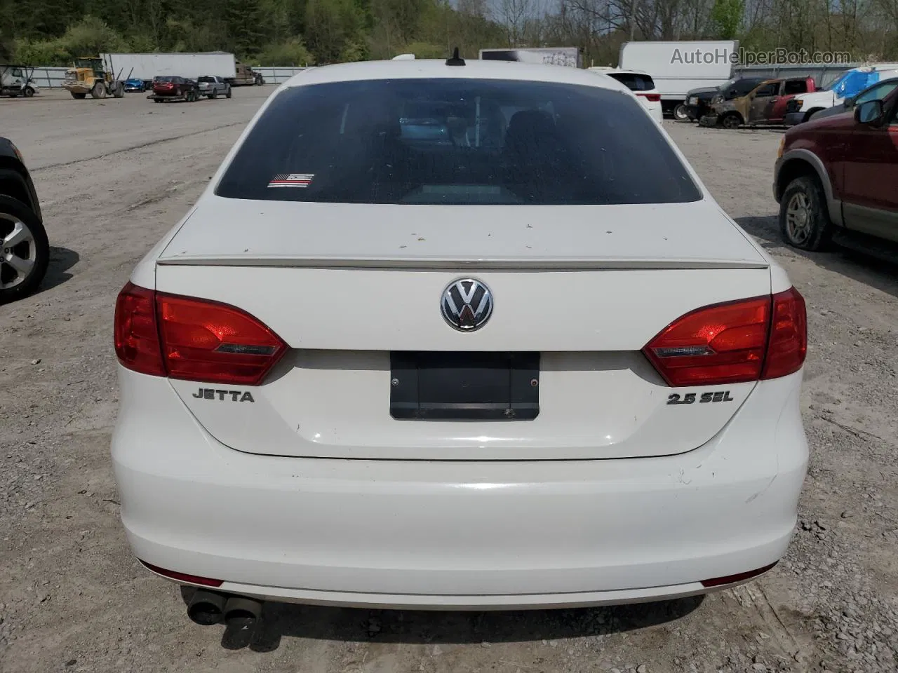 2011 Volkswagen Jetta Sel White vin: 3VWLZ7AJ0BM348347