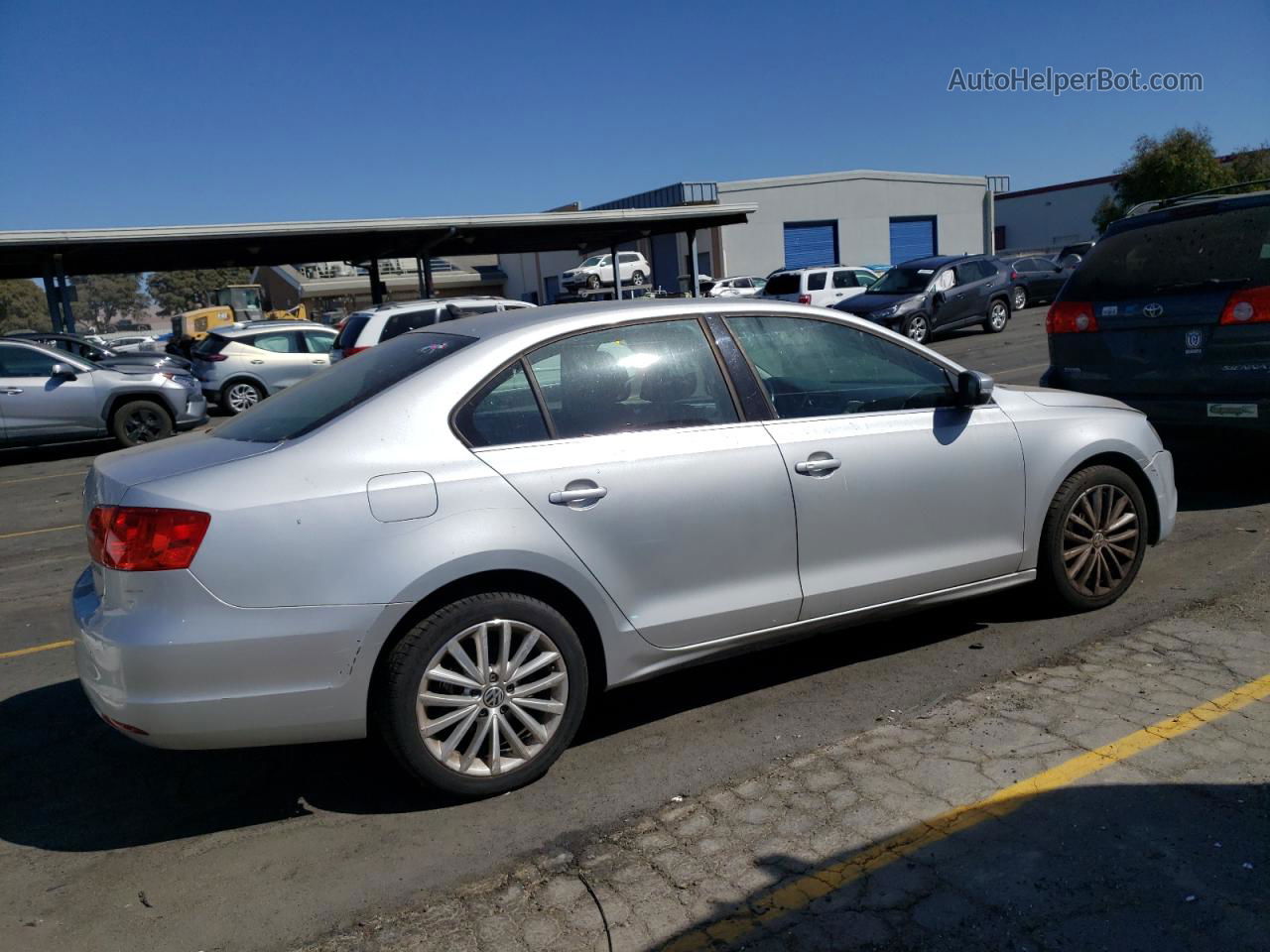 2011 Volkswagen Jetta Sel Silver vin: 3VWLZ7AJ0BM356819