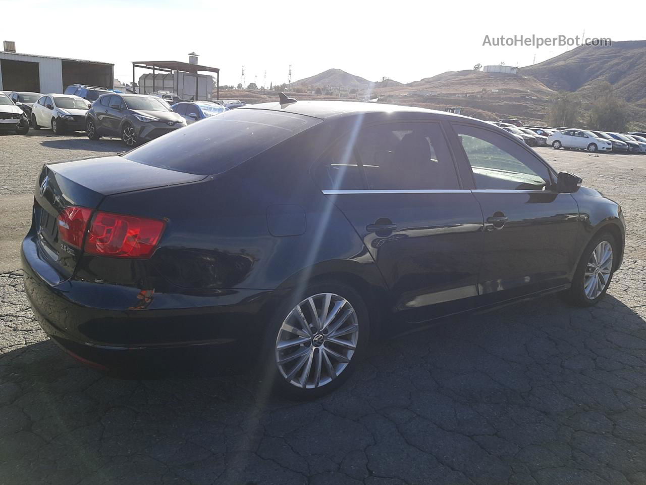 2011 Volkswagen Jetta Sel Черный vin: 3VWLZ7AJ1BM305779