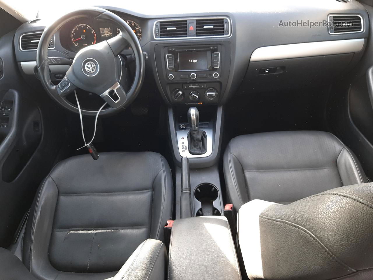 2011 Volkswagen Jetta Sel Черный vin: 3VWLZ7AJ1BM305779