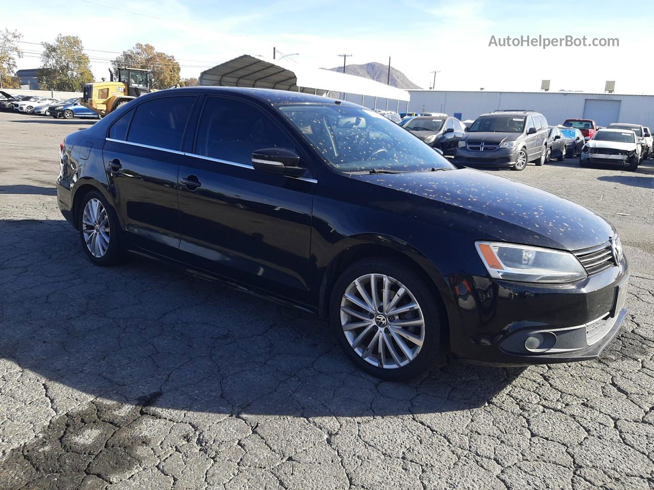 2011 Volkswagen Jetta Sel Черный vin: 3VWLZ7AJ1BM305779