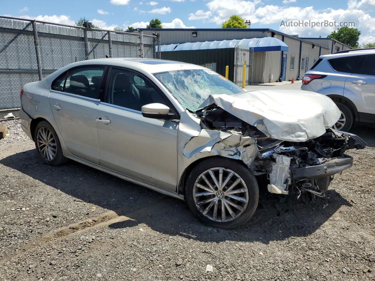 2011 Volkswagen Jetta Sel Silver vin: 3VWLZ7AJ1BM378084