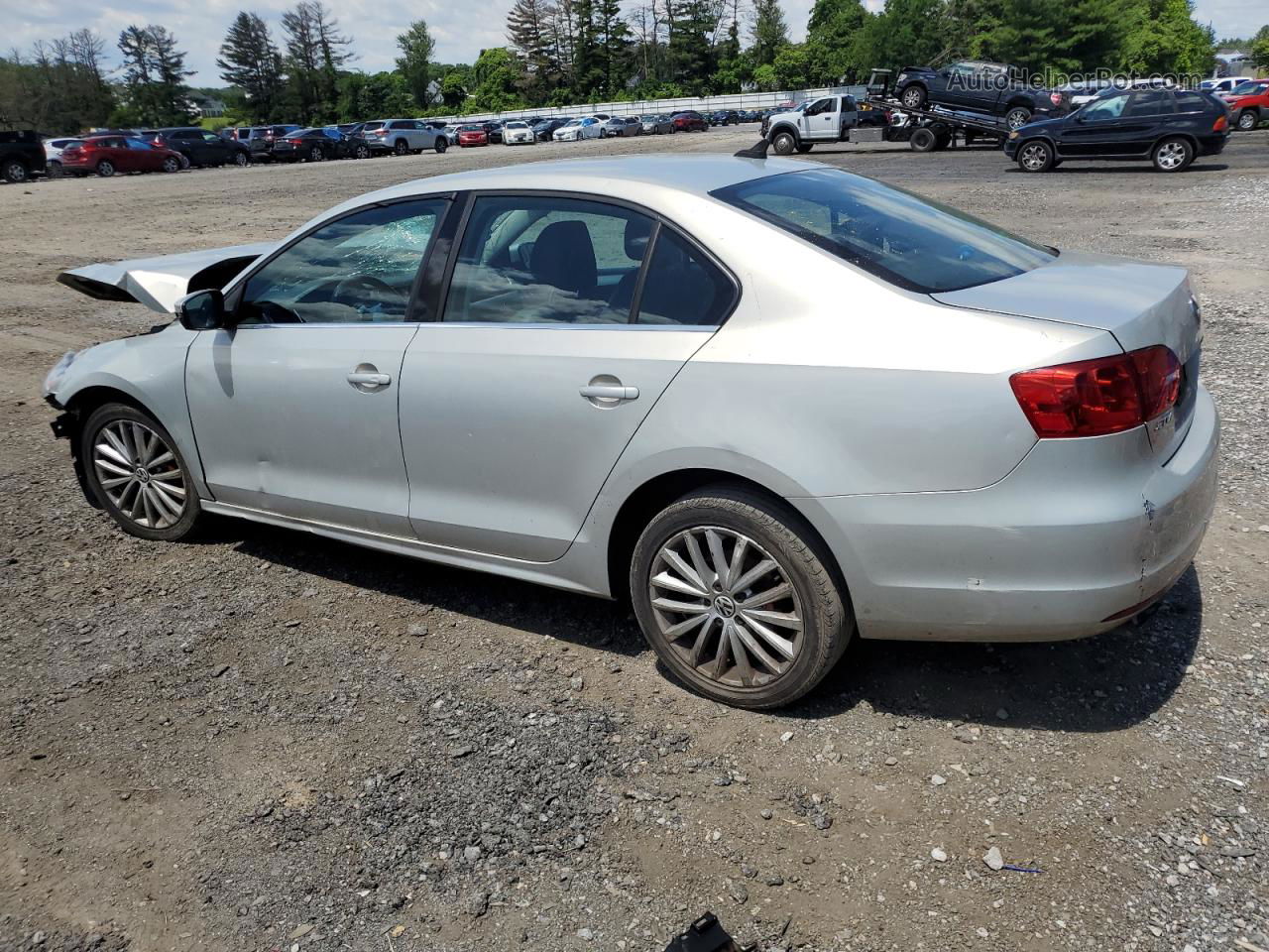 2011 Volkswagen Jetta Sel Silver vin: 3VWLZ7AJ1BM378084