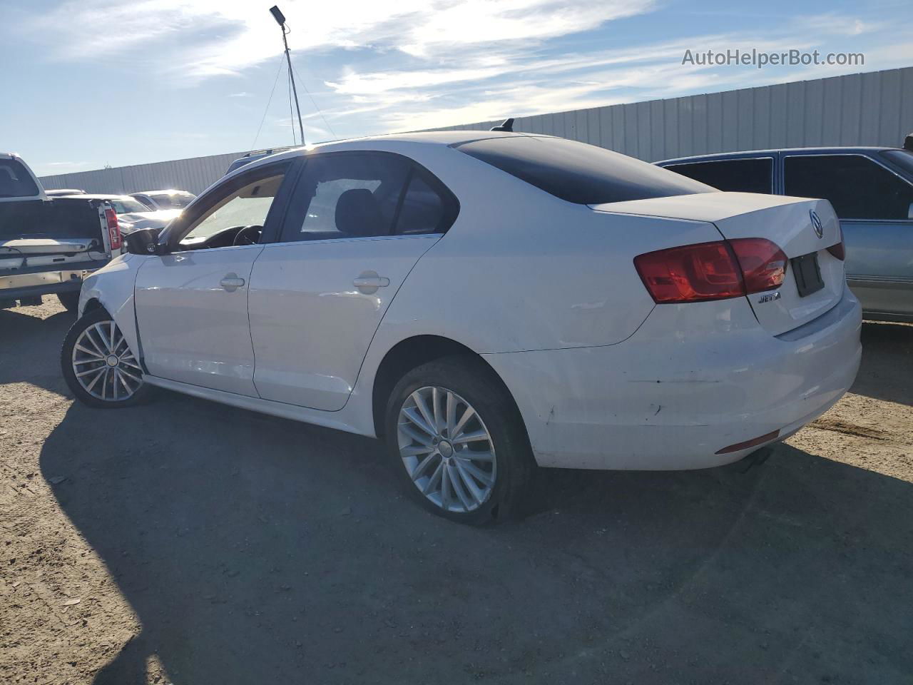 2011 Volkswagen Jetta Sel White vin: 3VWLZ7AJ2BM317312