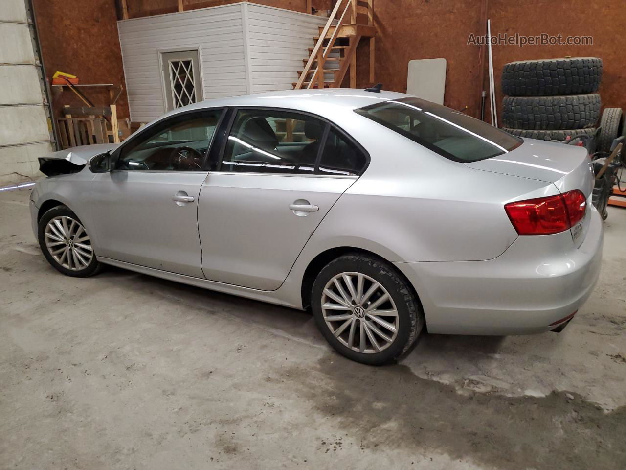 2011 Volkswagen Jetta Sel Silver vin: 3VWLZ7AJ2BM371791