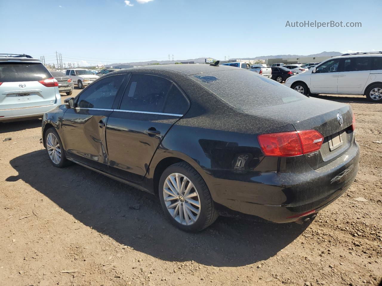 2011 Volkswagen Jetta Sel Черный vin: 3VWLZ7AJ4BM038928