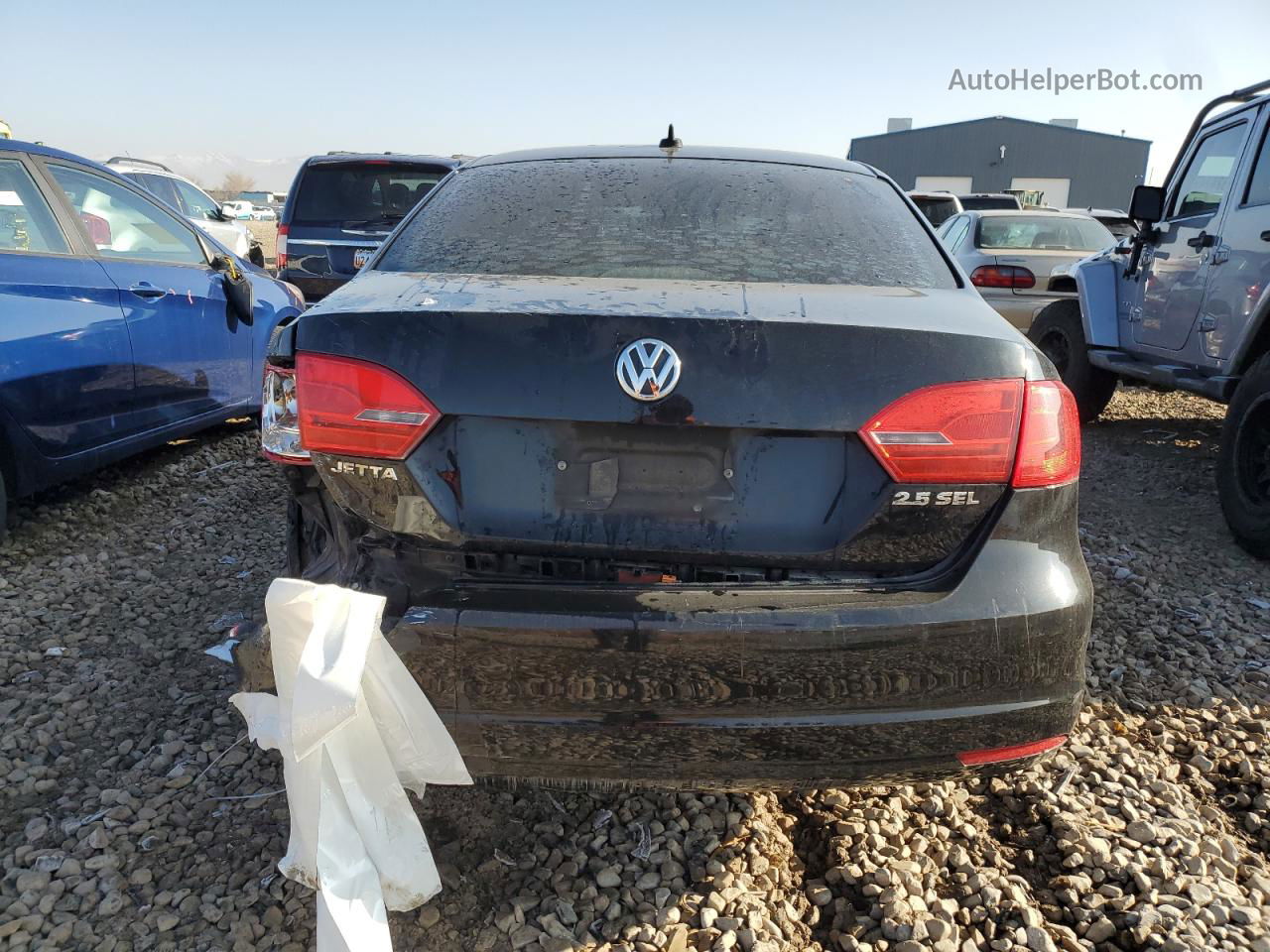 2011 Volkswagen Jetta Sel Черный vin: 3VWLZ7AJ4BM308952