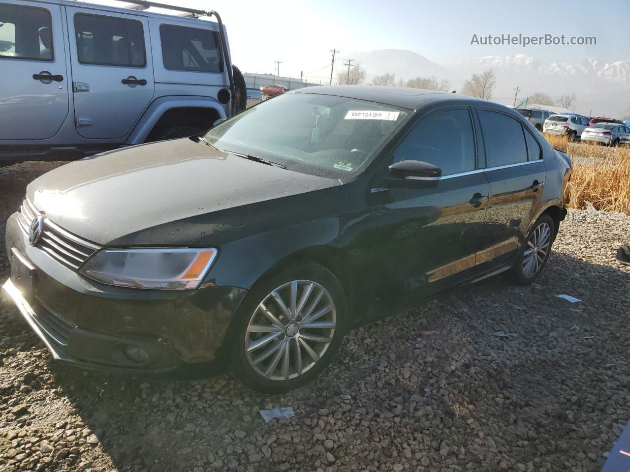 2011 Volkswagen Jetta Sel Черный vin: 3VWLZ7AJ4BM308952