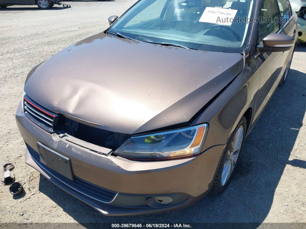 2011 Volkswagen Jetta 2.5l Sel Brown vin: 3VWLZ7AJ4BM364499