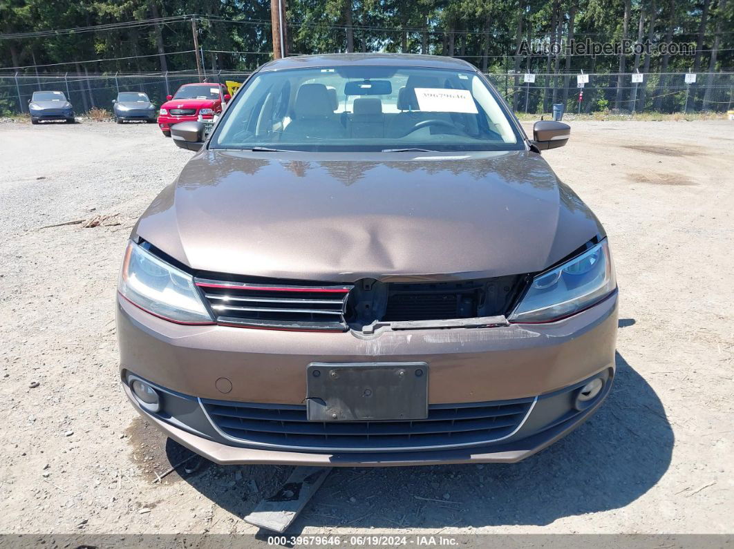 2011 Volkswagen Jetta 2.5l Sel Brown vin: 3VWLZ7AJ4BM364499