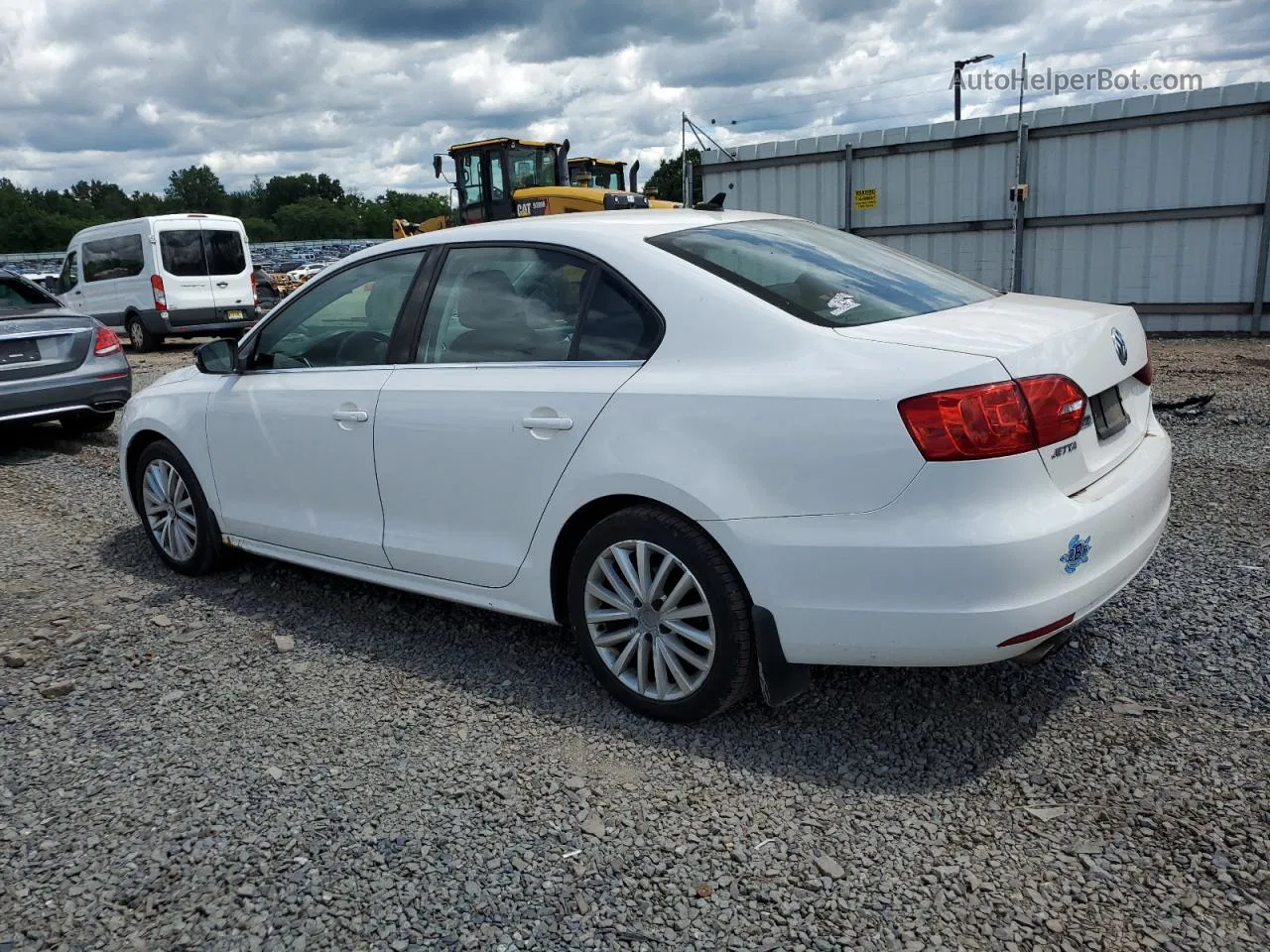 2011 Volkswagen Jetta Sel White vin: 3VWLZ7AJ4BM380136