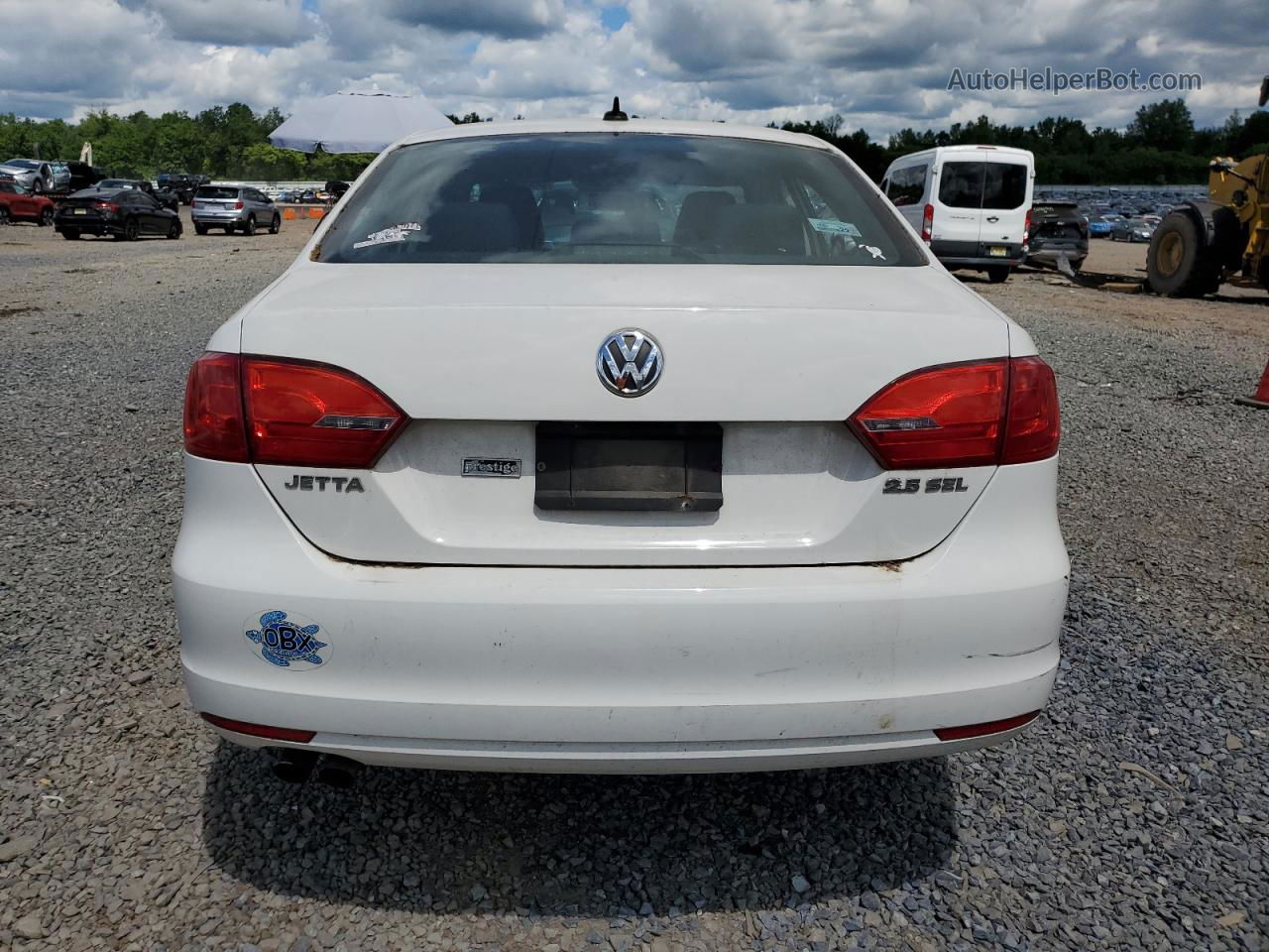 2011 Volkswagen Jetta Sel White vin: 3VWLZ7AJ4BM380136