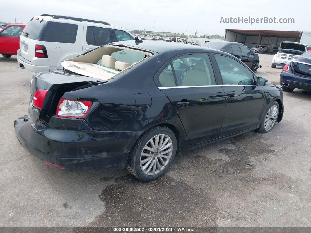 2011 Volkswagen Jetta 2.5l Sel Черный vin: 3VWLZ7AJ6BM329642