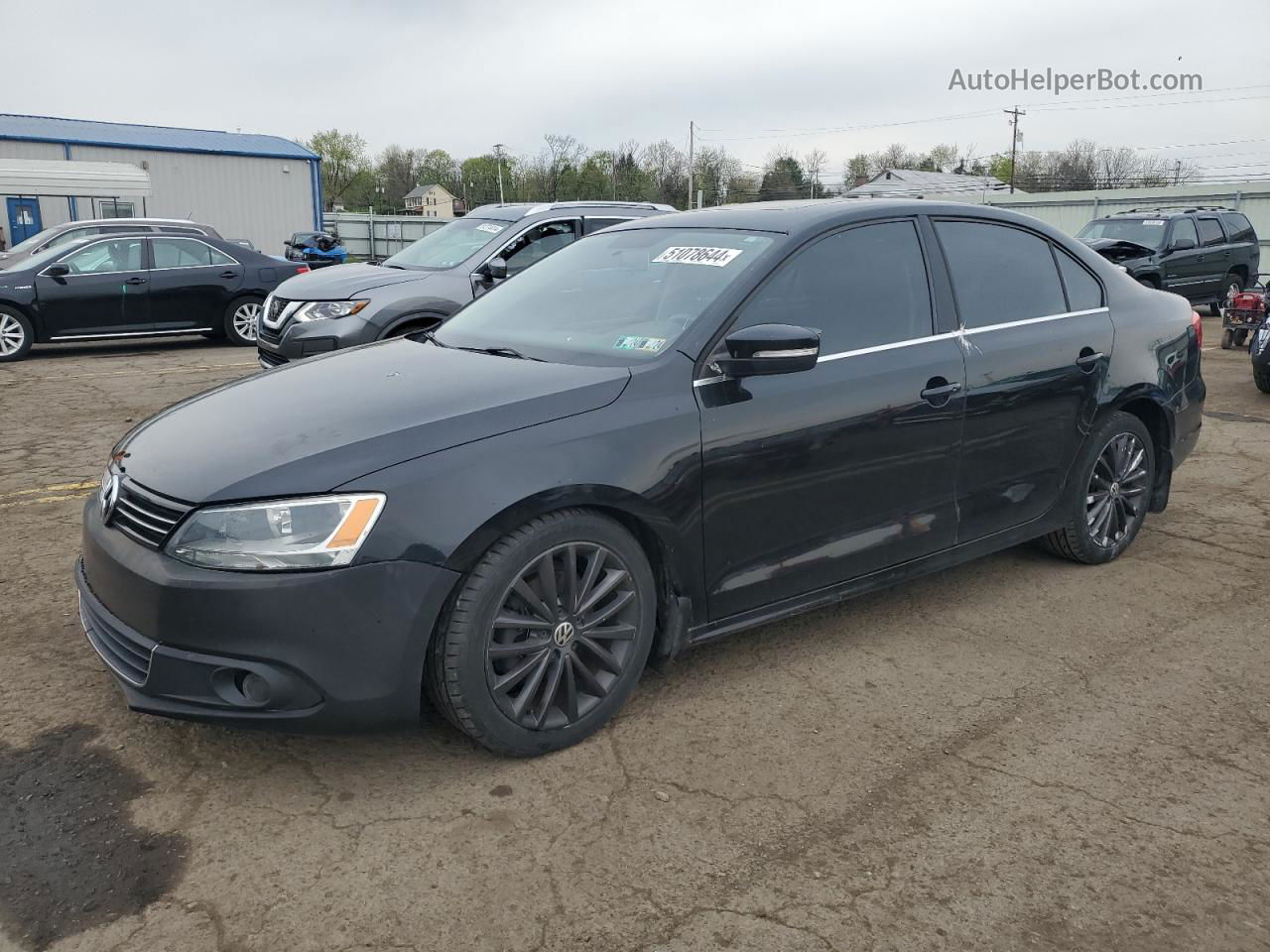 2011 Volkswagen Jetta Sel Black vin: 3VWLZ7AJ7BM365193