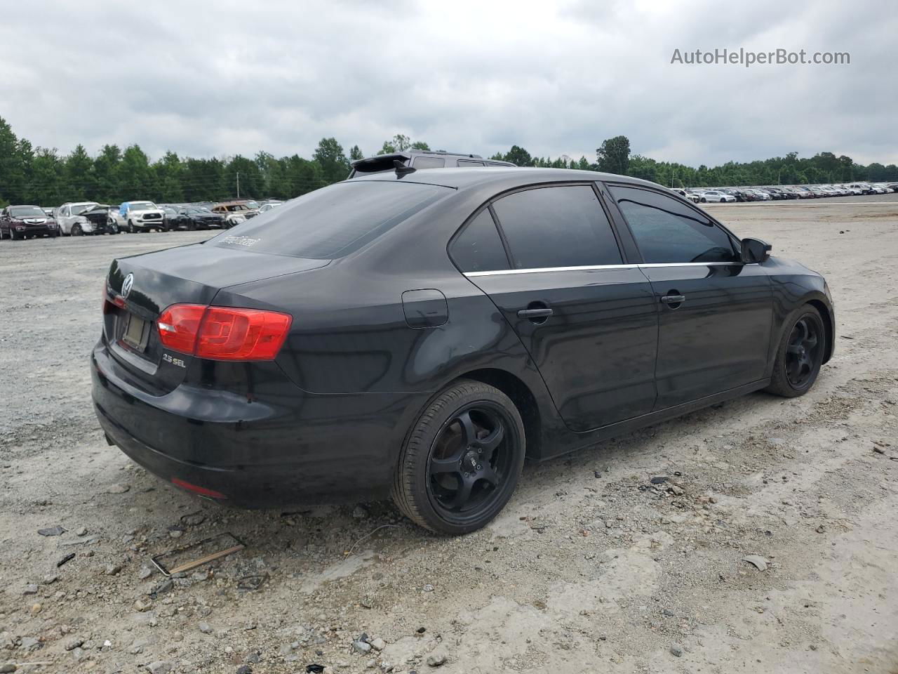 2011 Volkswagen Jetta Sel Black vin: 3VWLZ7AJ9BM371710